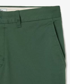 Lacoste Trousers & Shorts-Slim Fit Stretch Cotton Bermuda