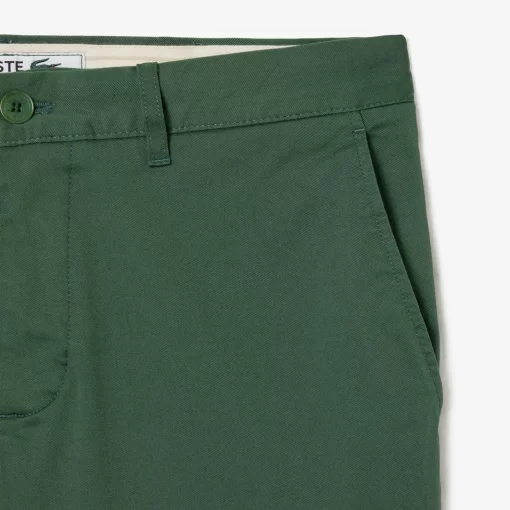 Lacoste Trousers & Shorts-Slim Fit Stretch Cotton Bermuda