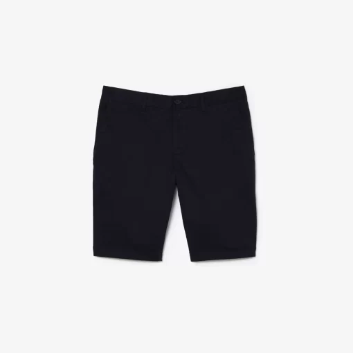 Lacoste Trousers & Shorts-Slim Fit Stretch Cotton Bermuda