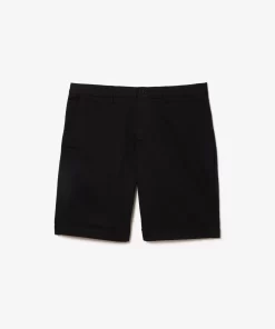 Lacoste Trousers & Shorts-Slim Fit Stretch Cotton Bermuda