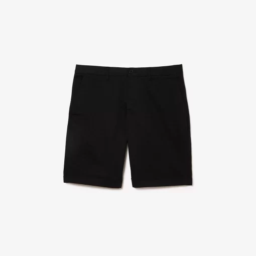 Lacoste Trousers & Shorts-Slim Fit Stretch Cotton Bermuda