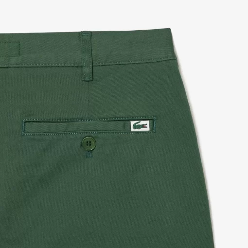 Lacoste Trousers & Shorts-Slim Fit Stretch Cotton Bermuda