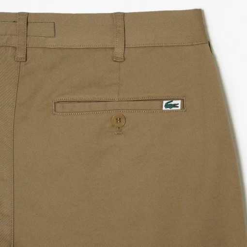 Lacoste Trousers & Shorts-Slim Fit Stretch Cotton Bermuda