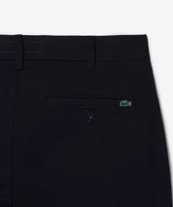 Lacoste Trousers & Shorts-Slim Fit Stretch Cotton Bermuda