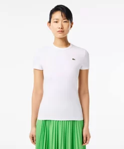 Lacoste T-Shirts-Slim Fit Stretch Jersey T-Shirt