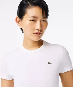 Lacoste T-Shirts-Slim Fit Stretch Jersey T-Shirt