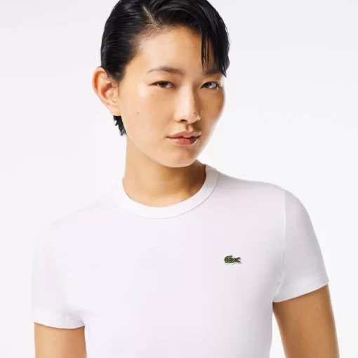 Lacoste T-Shirts-Slim Fit Stretch Jersey T-Shirt