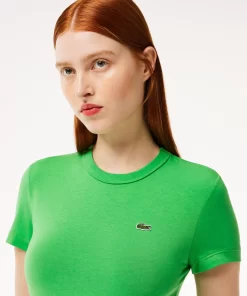 Lacoste T-Shirts-Slim Fit Stretch Jersey T-Shirt