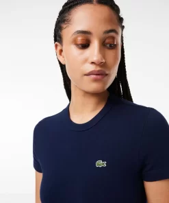 Lacoste T-Shirts-Slim Fit Stretch Jersey T-Shirt