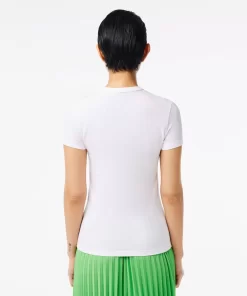 Lacoste T-Shirts-Slim Fit Stretch Jersey T-Shirt