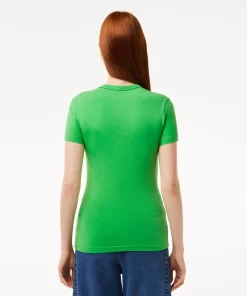 Lacoste T-Shirts-Slim Fit Stretch Jersey T-Shirt