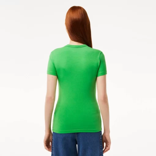 Lacoste T-Shirts-Slim Fit Stretch Jersey T-Shirt