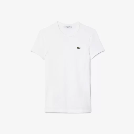 Lacoste T-Shirts-Slim Fit Stretch Jersey T-Shirt