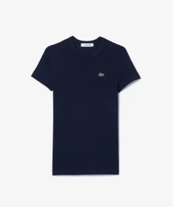 Lacoste T-Shirts-Slim Fit Stretch Jersey T-Shirt