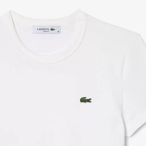 Lacoste T-Shirts-Slim Fit Stretch Jersey T-Shirt