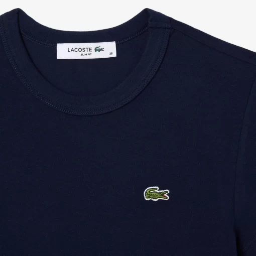 Lacoste T-Shirts-Slim Fit Stretch Jersey T-Shirt