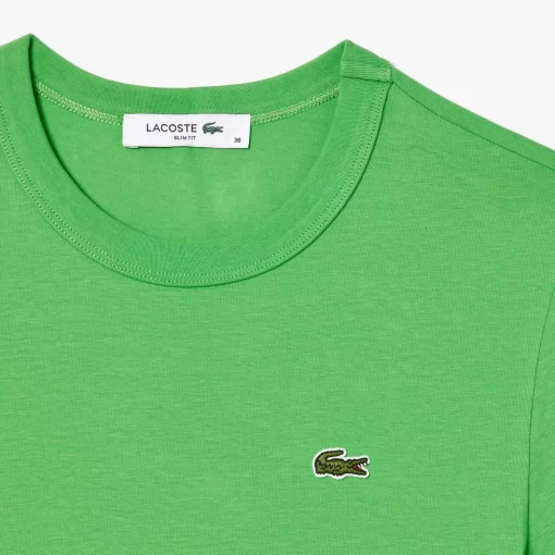 Lacoste T-Shirts-Slim Fit Stretch Jersey T-Shirt