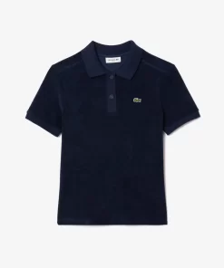 Lacoste Polo Shirts-Slim Fit Terry Knit Polo Shirt