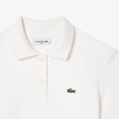 Lacoste Polo Shirts-Slim Fit Terry Knit Polo Shirt