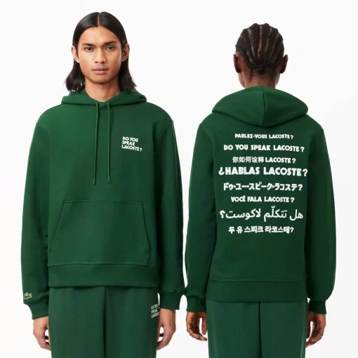 Lacoste Sweatshirts-Slogan Jogger Hoodie