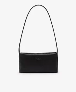 Lacoste Cross Body-Small City Court Grain Leather Hobo Bag