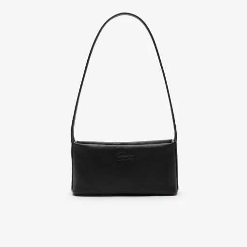 Lacoste Cross Body-Small City Court Grain Leather Hobo Bag