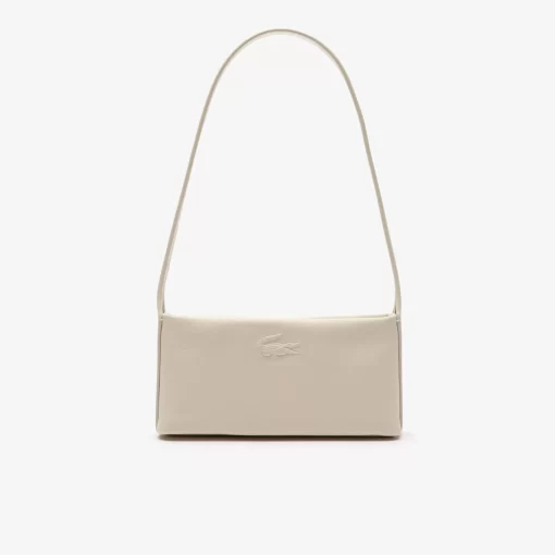 Lacoste Cross Body-Small City Court Grain Leather Hobo Bag