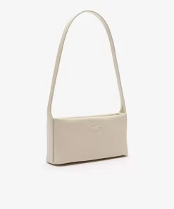 Lacoste Cross Body-Small City Court Grain Leather Hobo Bag