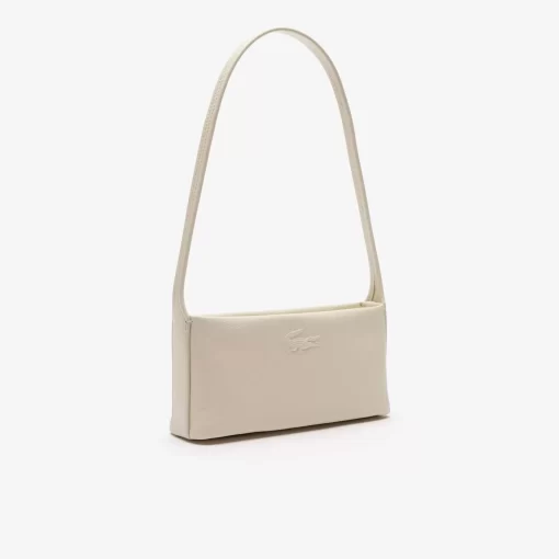 Lacoste Cross Body-Small City Court Grain Leather Hobo Bag