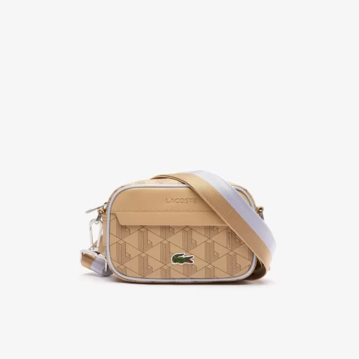 Lacoste Vertical Bags-Small The Blend Grain Effect Cross Body Bag