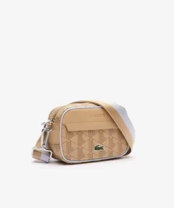 Lacoste Vertical Bags-Small The Blend Grain Effect Cross Body Bag