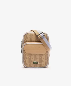 Lacoste Vertical Bags-Small The Blend Grain Effect Shoulder Bag