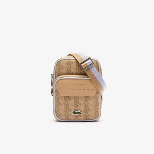 Lacoste Vertical Bags-Small The Blend Grain Effect Shoulder Bag