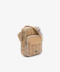 Lacoste Vertical Bags-Small The Blend Grain Effect Shoulder Bag