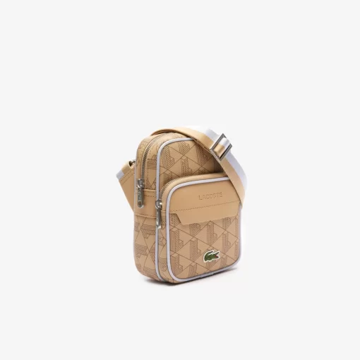 Lacoste Vertical Bags-Small The Blend Grain Effect Shoulder Bag