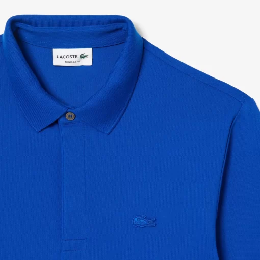 Lacoste Polo Shirts-Smart Paris Long Sleeve Stretch Cotton Polo Shirt