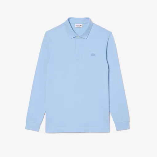 Lacoste Polo Shirts-Smart Paris Long Sleeve Stretch Cotton Polo Shirt