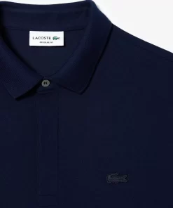 Lacoste Polo Shirts-Smart Paris Long Sleeve Stretch Cotton Polo Shirt