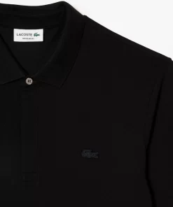 Lacoste Polo Shirts-Smart Paris Long Sleeve Stretch Cotton Polo Shirt