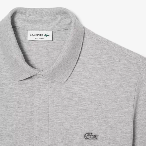 Lacoste Polo Shirts-Smart Paris Long Sleeve Stretch Cotton Polo Shirt