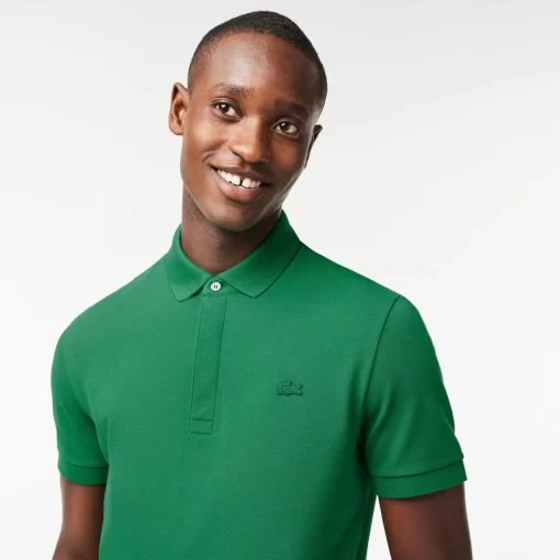 Lacoste Polo Shirts-Smart Paris Polo Shirt Stretch Cotton