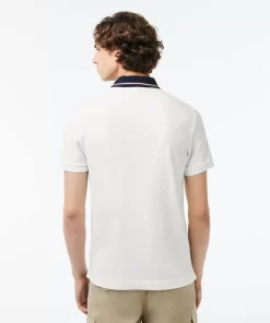 Lacoste Polo Shirts-Smart Paris Regular Fit Contrast Neck Polo Shirt