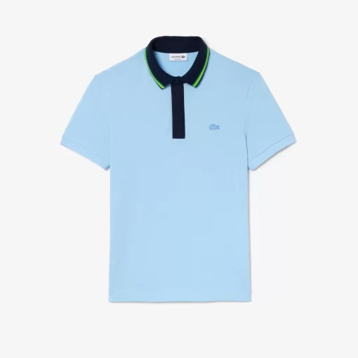 Lacoste Polo Shirts-Smart Paris Regular Fit Contrast Neck Polo Shirt