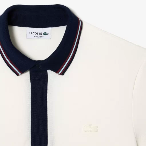 Lacoste Polo Shirts-Smart Paris Regular Fit Contrast Neck Polo Shirt