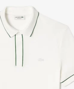 Lacoste Polo Shirts-Smart Paris Stretch Cotton Contrast Trim Polo Shirt