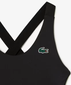 Lacoste Fitness & Training-Sport Bra With Contrast Crossover Back