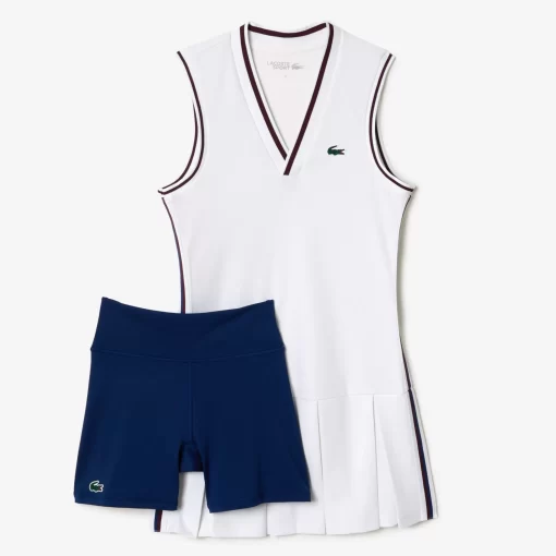 Lacoste Tennis-Sport Dress With Removable Pique Shorts