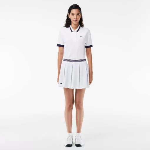 Lacoste Tennis-Sport Skirt With Integrated Pique Shorty