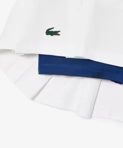 Lacoste Tennis-Sport Skirt With Integrated Pique Shorty