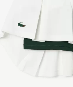 Lacoste Tennis-Sport Skirt With Integrated Pique Shorty